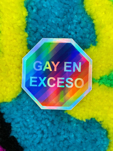 Sticker Gay en exceso