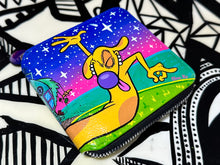 Cartera Catdog pintada a mano