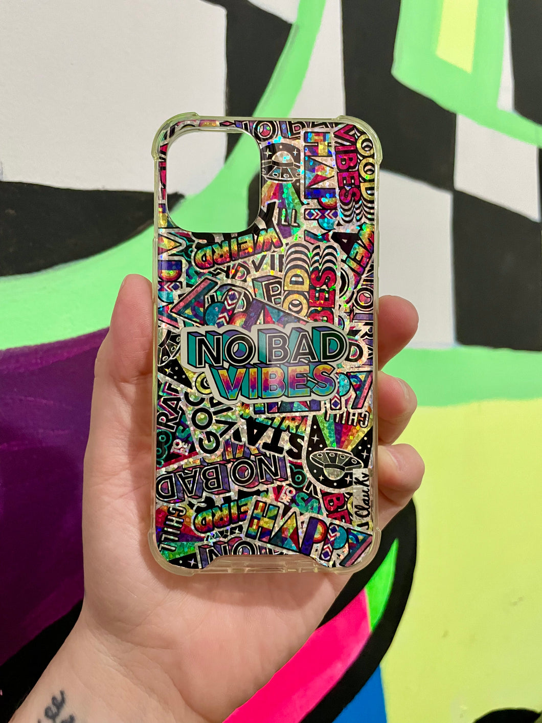 Case No Bad Vibes (iPhone 12 Mini)