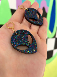 alien earrings