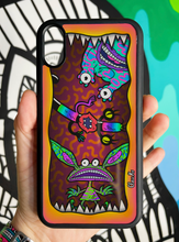 Case Trippy Monsters - 🍭(green/orange/aqua)