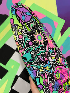 90s Aliens Penny board 22” hand painted