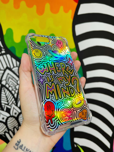 Case Where is my mind B&W Holographic