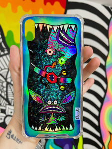 Case Trippy Monsters Aqua (iPhone XS Max)